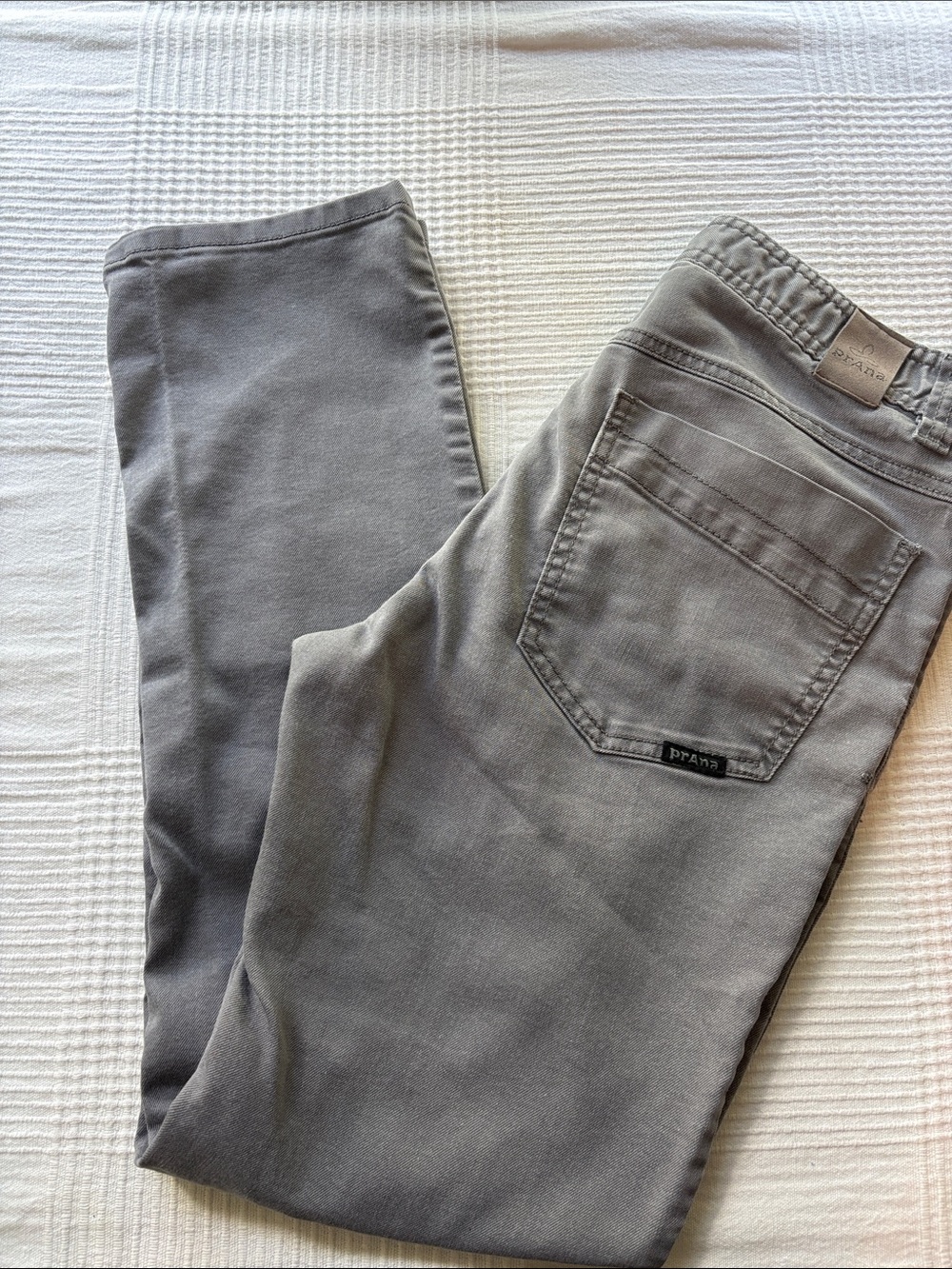 Prana Men Jeans Slim Straight Gray